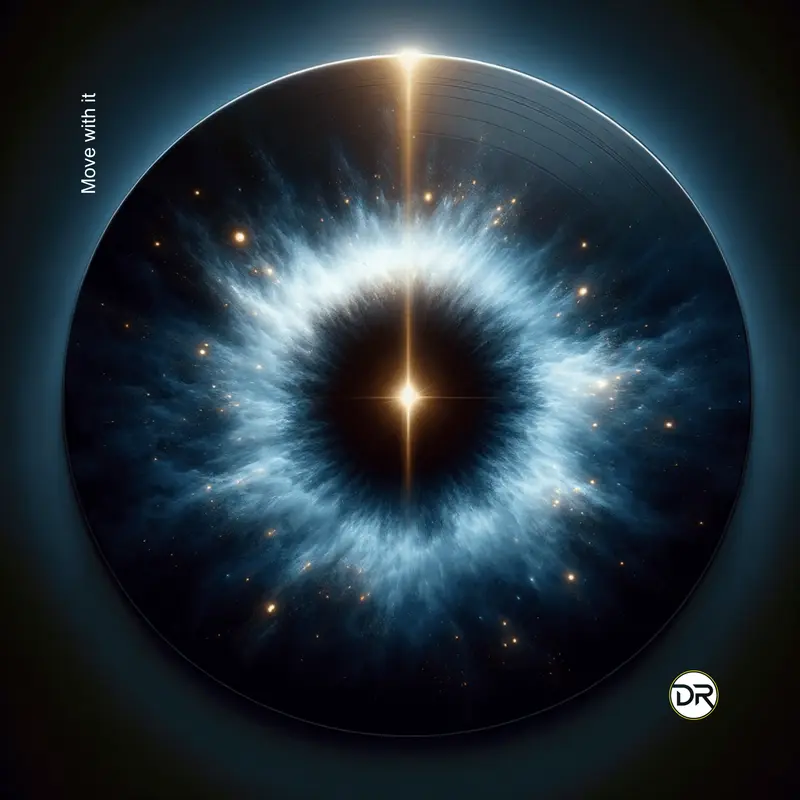 We Around release cover by Driguo, a luminous eye in deep space